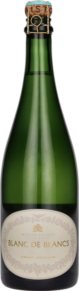 N/V Blanc de Blancs, Wiston Estate, South Downs (Disgorgement August 2022) bottle shot.