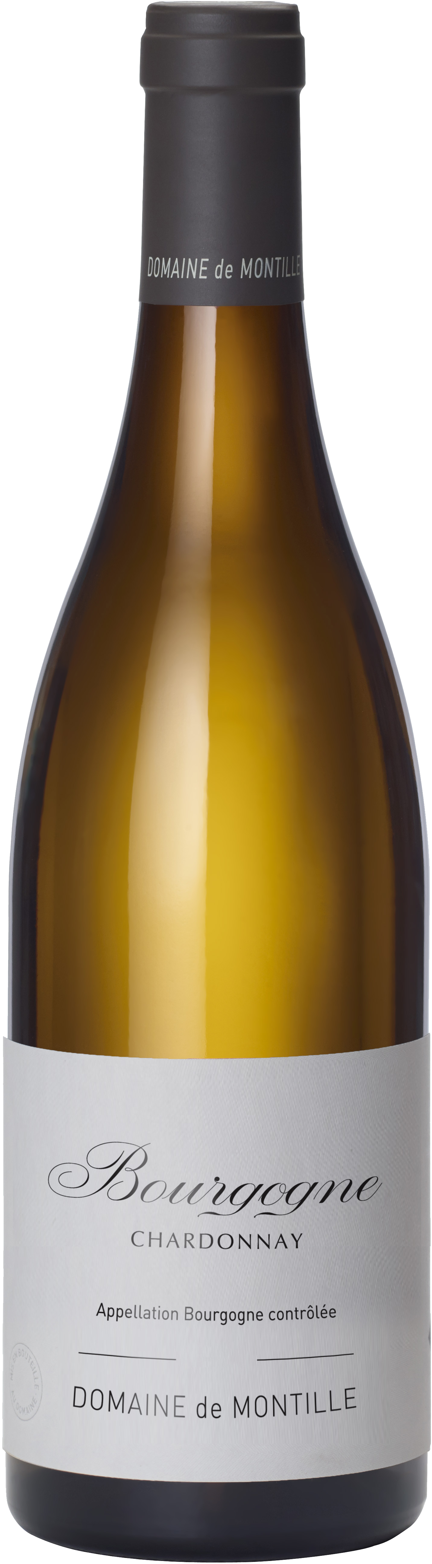 2018 Bourgogne Blanc, Domaine de Montille bottle shot.