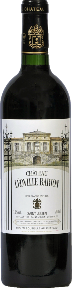 2000 Château Léoville-Barton, Cru Classé St-Julien bottle shot.