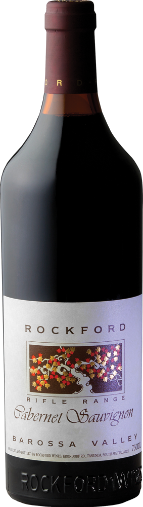 2019 Rifle Range Cabernet Sauvignon, Rockford, Barossa Valley bottle shot.