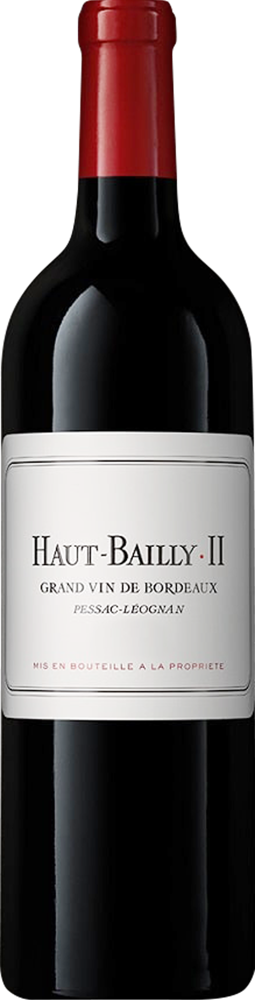 2020 Haut-Bailly II, Pessac-Léognan bottle shot.