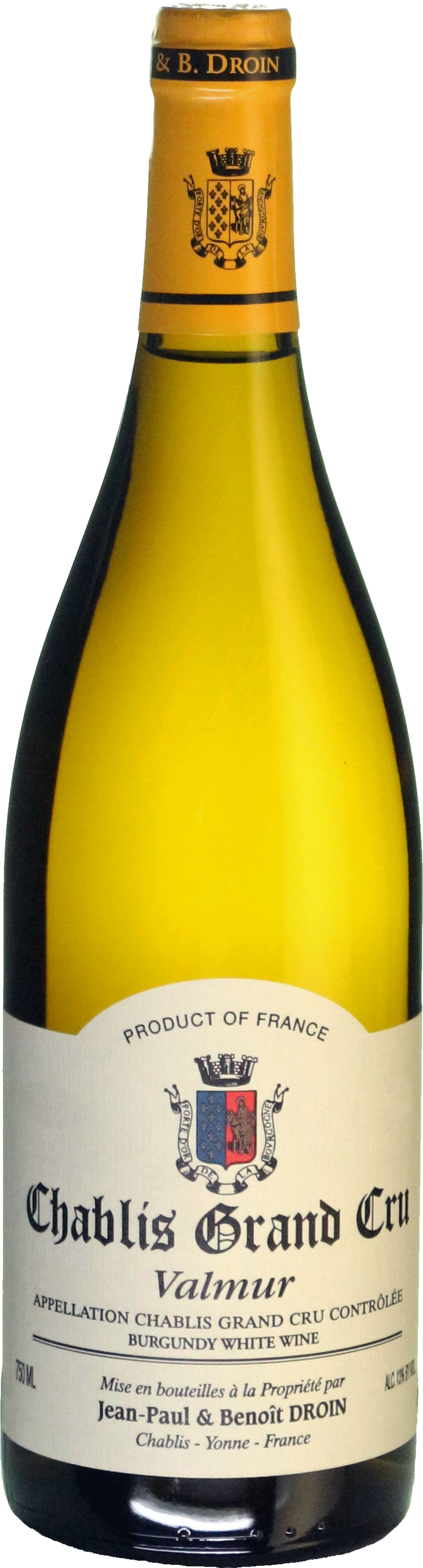 2015 Chablis Grand Cru Valmur, Jean-Paul & Benoît Droin