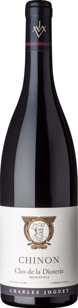 2023 Chinon, Clos de la Dioterie, Charles Joguet bottle shot.