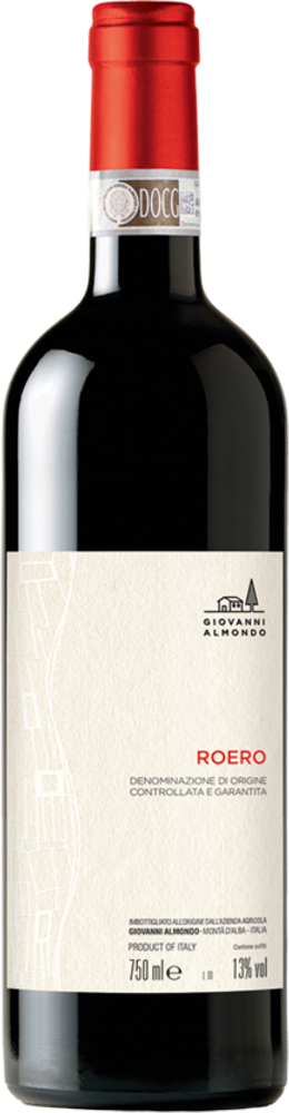2018 Roero, Giovanni Almondo bottle shot.