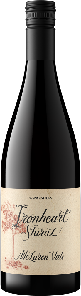 2019 Yangarra Estate Iron Heart Shiraz, McLaren Vale bottle shot.