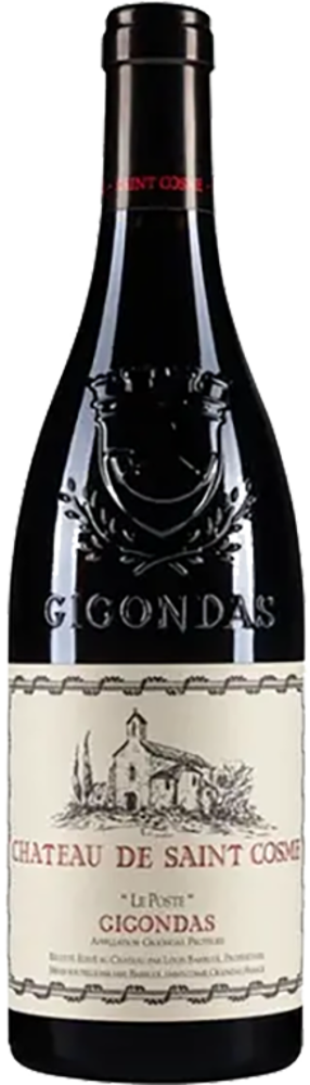 2023 Gigondas "Le Poste", Château de Saint Cosme bottle shot.