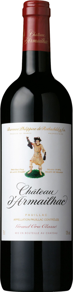 2010 Château d'Armailhac, Cru Classé Pauillac bottle shot.