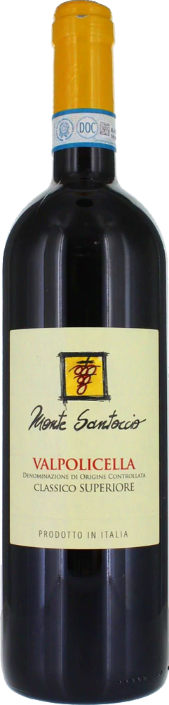 2020 Valpolicella Classico Superiore, Monte Santoccio, Nicola Ferrari bottle shot.