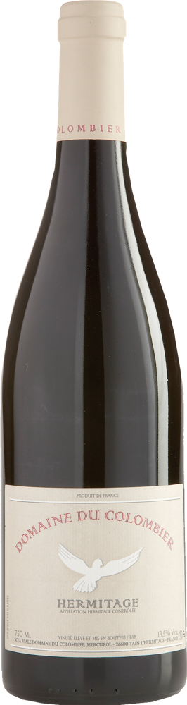 2017 Hermitage, Domaine du Colombier bottle shot.