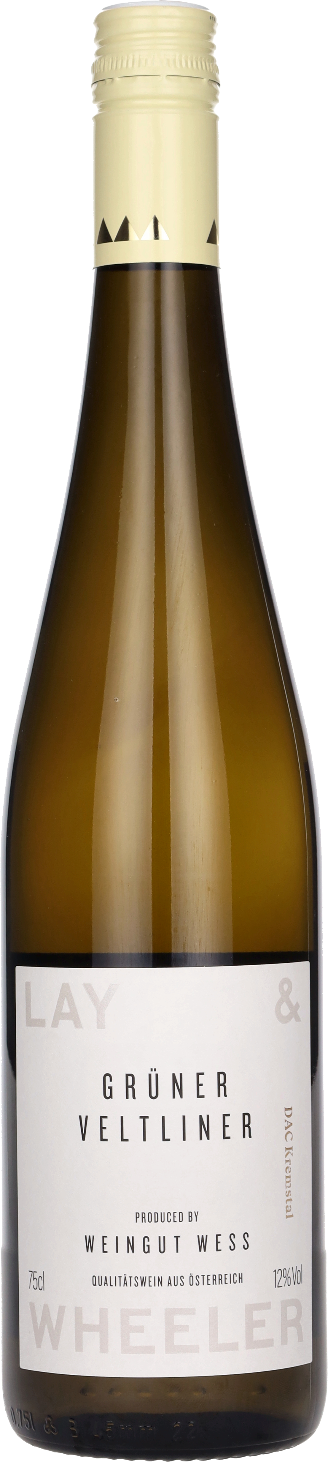 2022 Lay & Wheeler Grüner Veltliner by Weingut Wess
