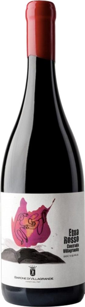 2017 Contrada Villagrande Etna Rosso, Barone di Villagrande, Sicily bottle shot.