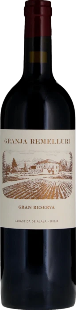 2015 Remelluri Granja Gran Reserva, Remelluri, Rioja bottle shot.