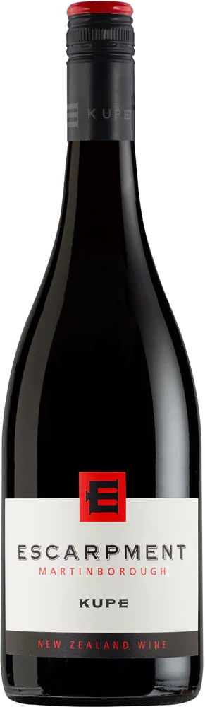2020 Kupe Pinot Noir, Escarpment, Martinborough bottle shot.