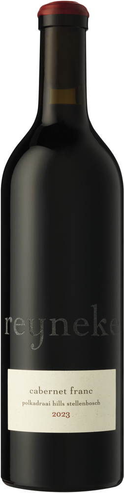 2023 Cabernet Franc, Reyneke, Stellenbosch bottle shot.