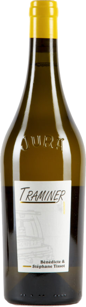 2022 Arbois Savagnin Ouillé (ex. Traminer), Bénédicte et Stéphane Tissot, Jura bottle shot.