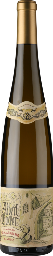 2023 Riesling Grand Cru Sommerberg Vanne , Albert Boxler bottle shot.