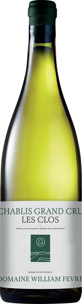2024 Chablis Grand Cru Les Clos, William Fèvre bottle shot.