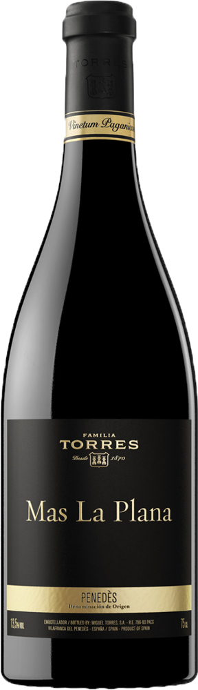 2016 Mas La Plana, Torres, Penedès bottle shot.