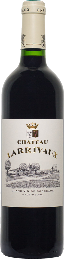 2022 Château Larrivaux, Haut-Médoc bottle shot.