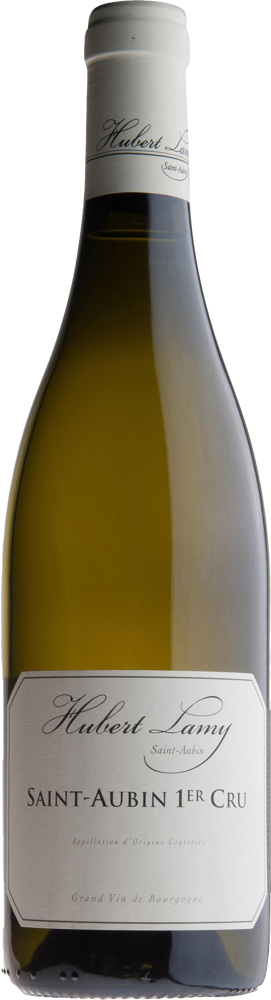 2023 St-Aubin 1er Cru En Remilly, Hubert Lamy bottle shot.