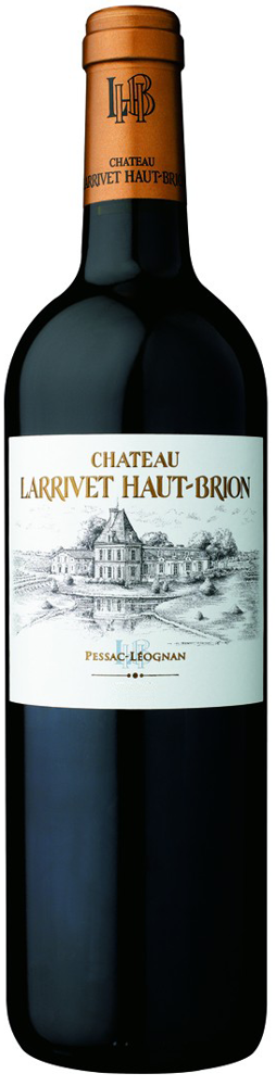 2021 Château Larrivet Haut-Brion Rouge, Pessac-Léognan bottle shot.