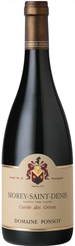 2023 Morey-St-Denis Cuvée des Grives, Domaine Ponsot bottle shot.
