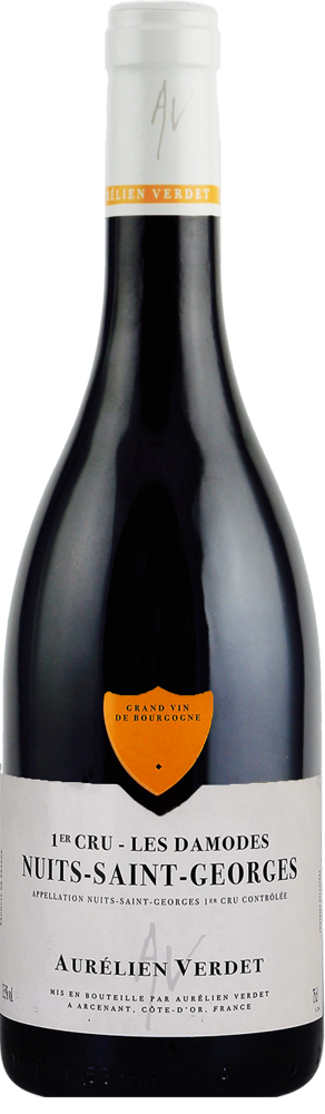2017 Nuits-St-George 1er Cru Les Damodes, Aurélien Verdet bottle shot.