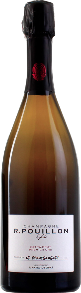 2017 Le Montgruguet Extra-Brut, R. Pouillon & Fils bottle shot.