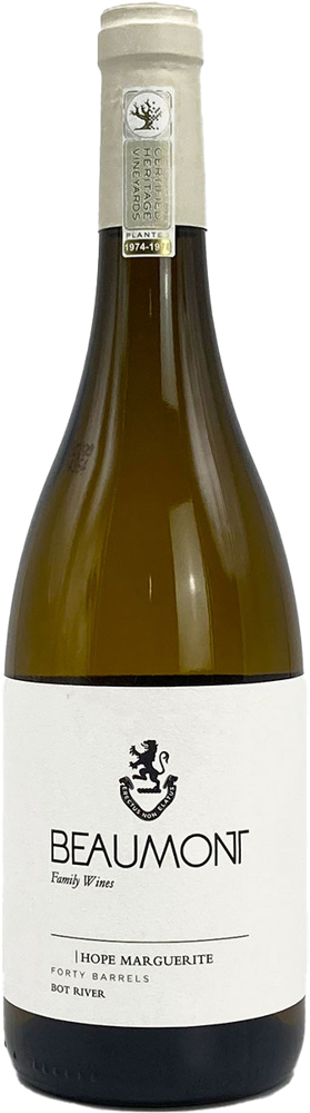 2023 Hope Marguerite Chenin Blanc, Beaumont bottle shot.