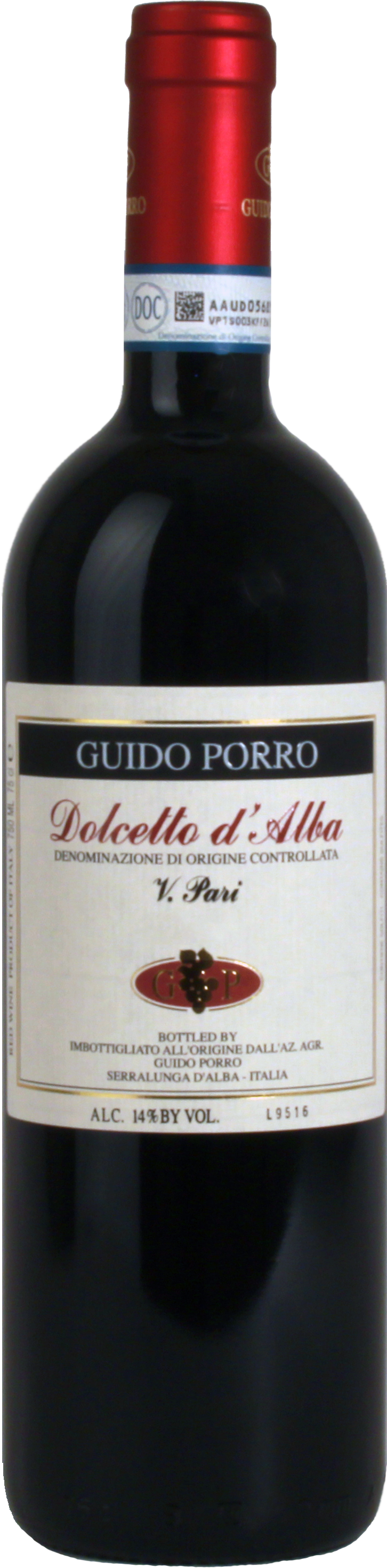 2021 Dolcetto d'Alba Vigna l’Pari, Guido Porro, Piedmont