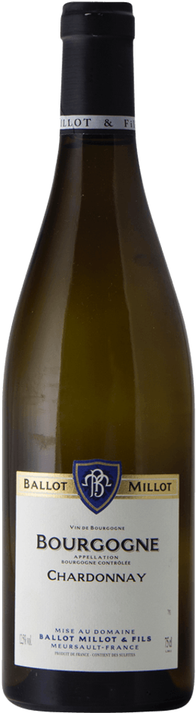2023 Bourgogne Blanc, Domaine Ballot-Millot bottle shot.