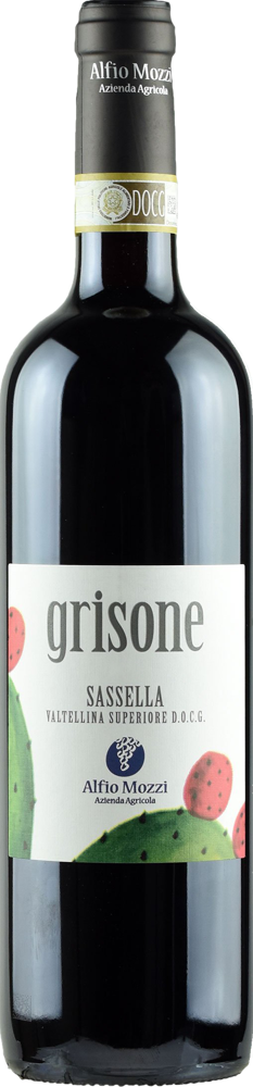 2019 Grisone, Alfio Mozzi, Valtellina Superiore, Lombardy bottle shot.