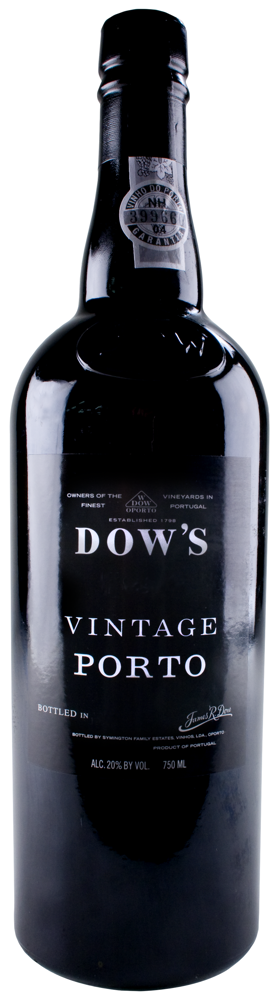 1985 Dow's bottle shot.