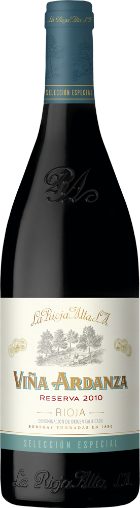 2010 Rioja Viña Ardanza Reserva Selección Especial, La Rioja Alta bottle shot.