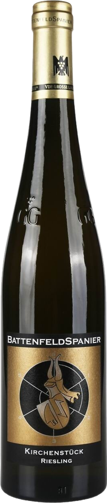 2021 Kirchenstück Riesling Grosses Gewächs, Battenfeld-Spanier, Rheinhessen bottle shot.