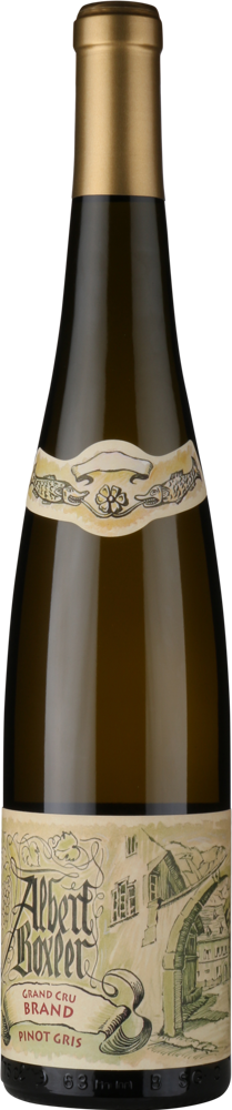 2022 Pinot Gris Grand Cru Brand, Albert Boxler bottle shot.