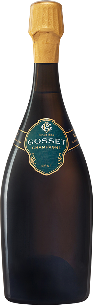 2016 Grand Millésime Brut, Champagne Gosset bottle shot.