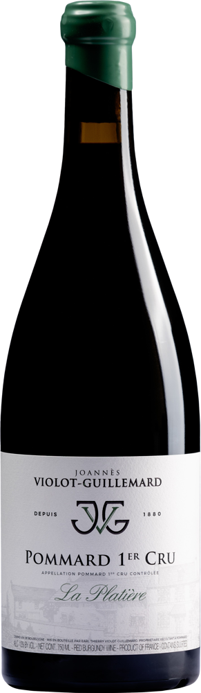 2023 Pommard 1er Cru La Platière, Domaine Violot-Guillemard bottle shot.