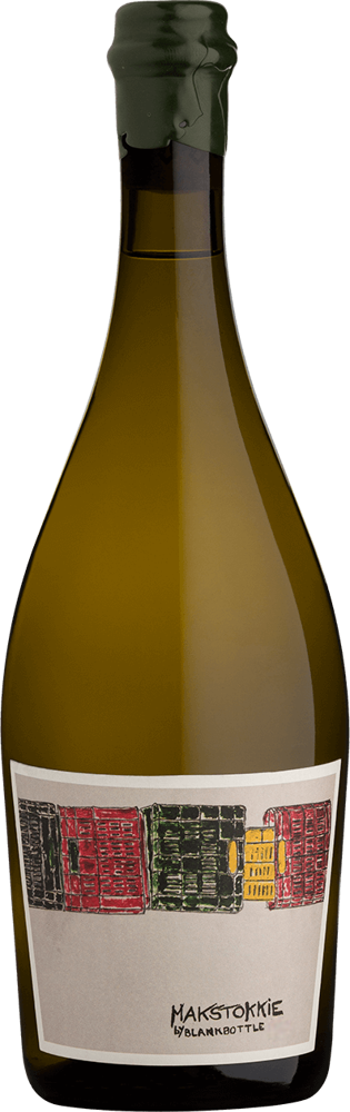 2021 Makstokkie, Blank Bottle, Swartland bottle shot.