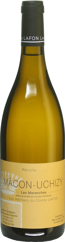 2022 Mâcon-Uchizy Les Maranches, Héritiers du Comte Lafon bottle shot.