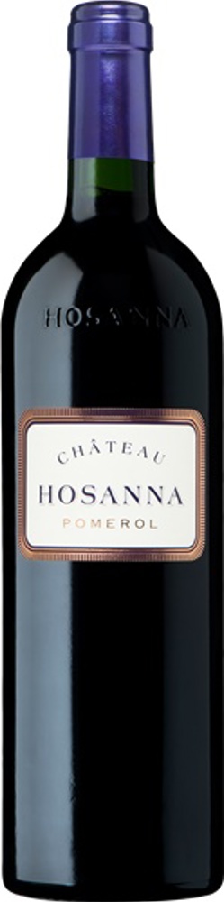2022 Château Hosanna, Pomerol bottle shot.