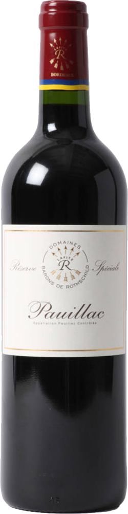 2020 Réserve Spéciale Pauillac, Domaines Barons de Rothschild bottle shot.