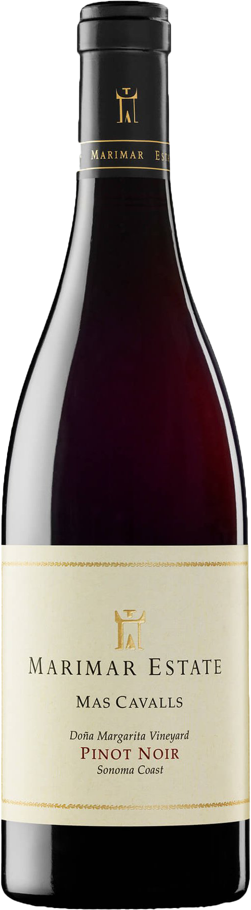 2016 Mas Cavalls Pinot Noir, Marimar Estate, Russian River Valley bottle shot.