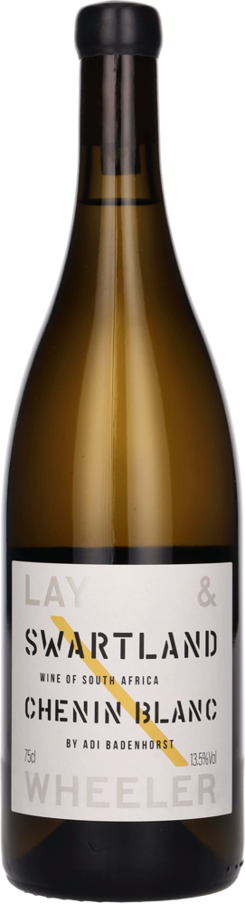 2023 Lay & Wheeler Swartland Chenin Blanc by AA Badenhorst bottle shot.