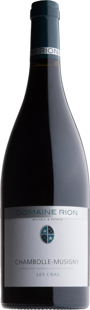 2023 Chambolle-Musigny Les Cras, Domaine Michèle et Patrice Rion bottle shot.