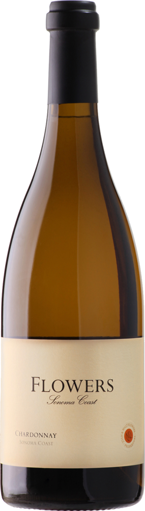 2019 Chardonnay, Flowers, Sonoma Coast bottle shot.