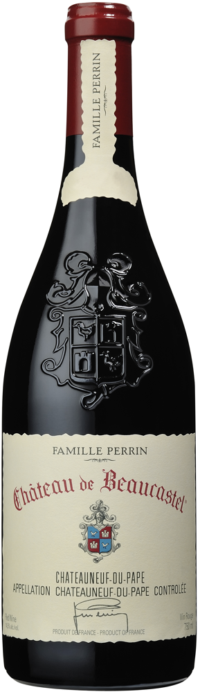 2010 Châteauneuf-du-Pape, Château de Beaucastel bottle shot.