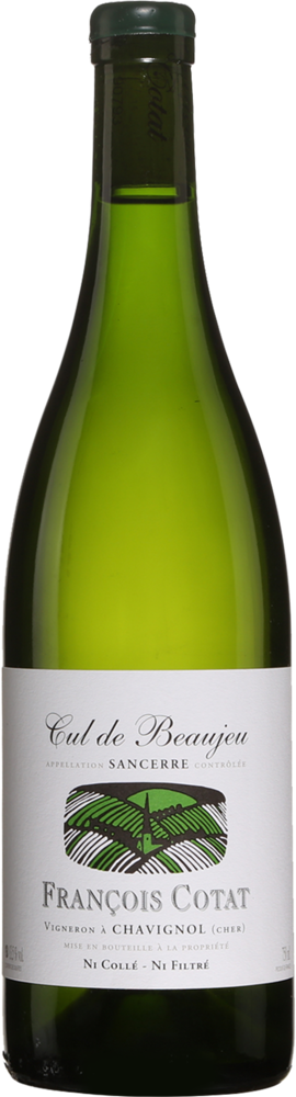 2023 Sancerre Les Culs de Beaujeu, François Cotat bottle shot.