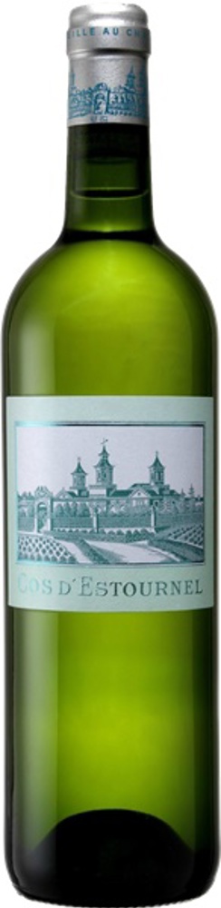 2022 Château Cos d'Estournel Blanc, St-Estèphe bottle shot.