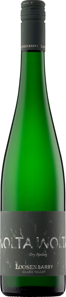 2021 Loosen Barry Wolta Wolta Riesling, Jim Barry, Clare Valley bottle shot.